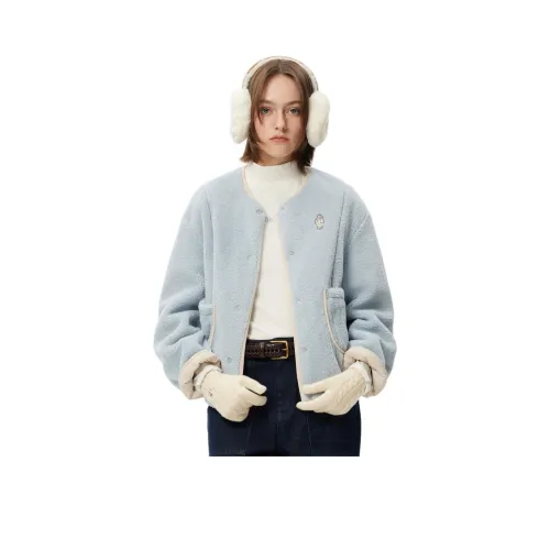 Teenie Weenie Cropped Jacket Women's Light Blue Тини Уини Укороченная Куртка Женская Светло-Синий