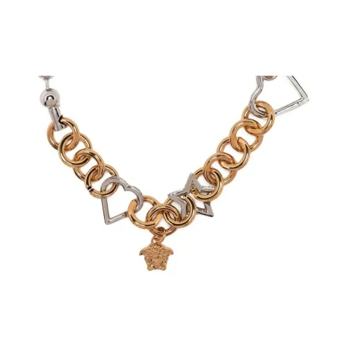 VERSACE Металлические ожерелья Золотой/серебристый Женские