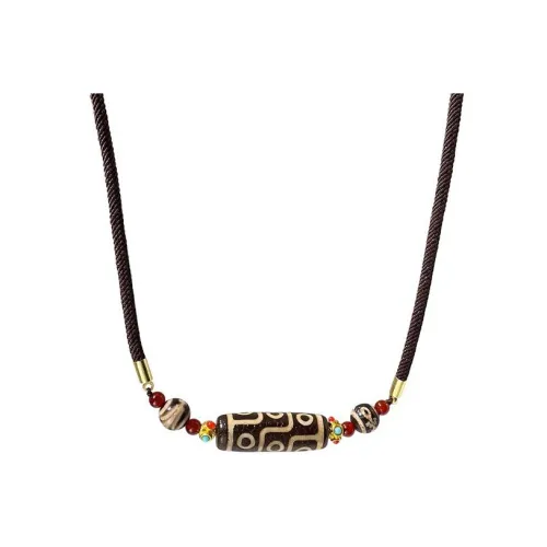 JUICY GRAPE Бусина Дзи 9 глаз Ожерелье Унисекс