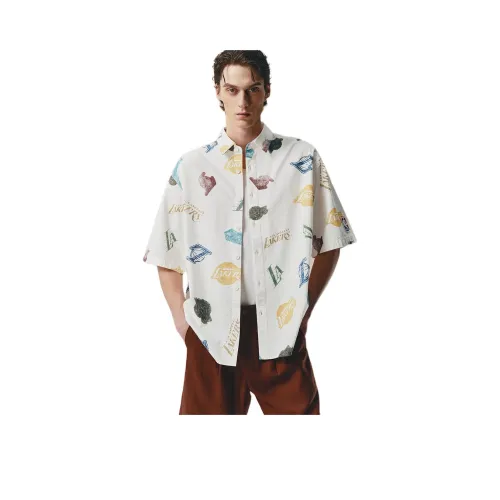 JACK&JONES A06 Raw Белый Мужская Рубашка