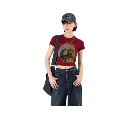 Princess Berdele T-Shirt Женская Красная