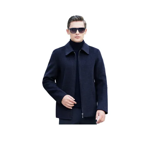 FORTEI Куртки и Пальто Мужской Синий Клетка