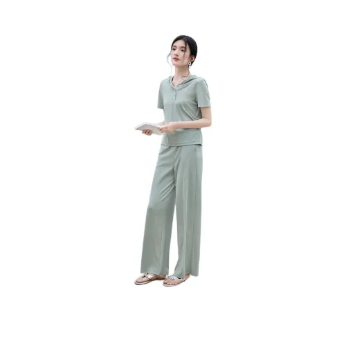 XWI Свет Озерно-голубой Женские Повседневные костюмы