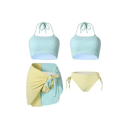 Giyu Светло-синий Женские Наборы Купальников