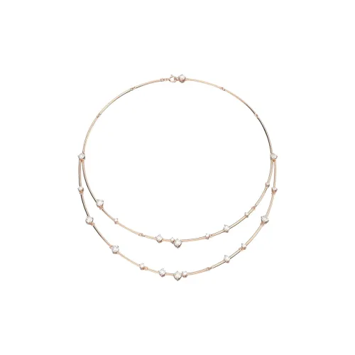 Swarovski Constella Ожерелье Розово-золотое Женское