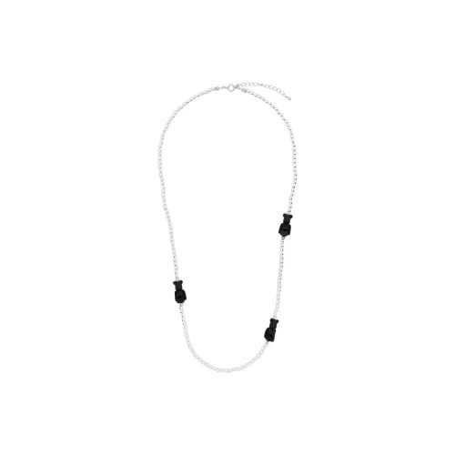BE@RBRICK Металлические ожерелья Унисекс Серебристый Черный