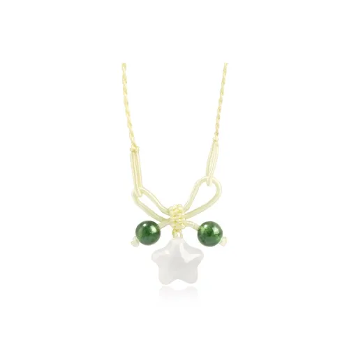 JOLLY SEASONS Цветное стекло Нефритовые ожерелья Женские