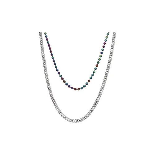 STEVE MADDEN Металлические ожерелья Унисекс Серебряный