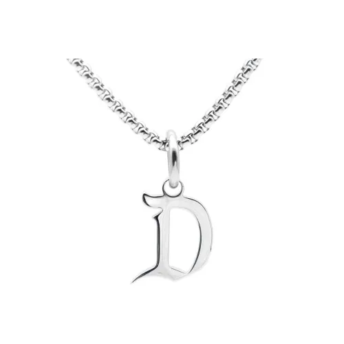 DAP Титановая сталь Ожерелье Серебряное Унисекс