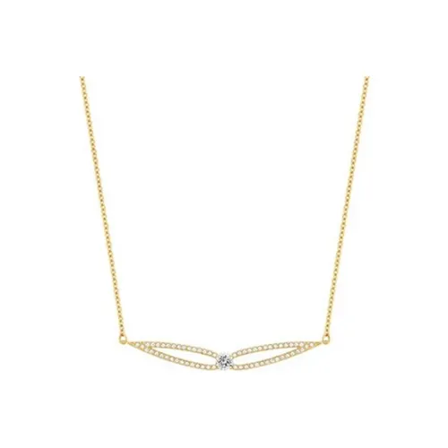 Swarovski Креативность Искусственный Кристалл Ожерелья Золотой Женские