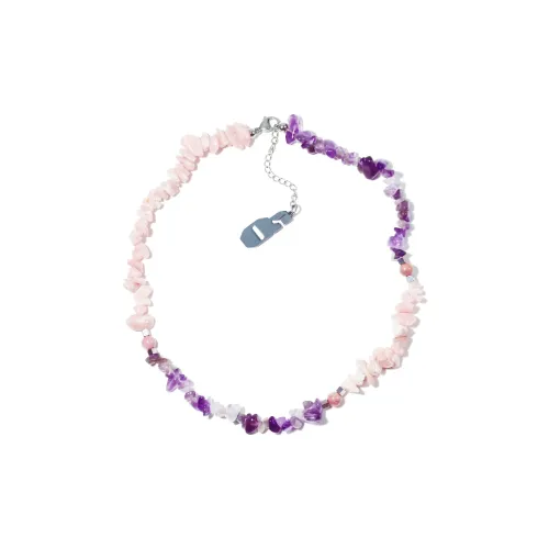 Get'em ON Фиолетовый Crushed Камень Crushed Камень Ожерелья Унисекс