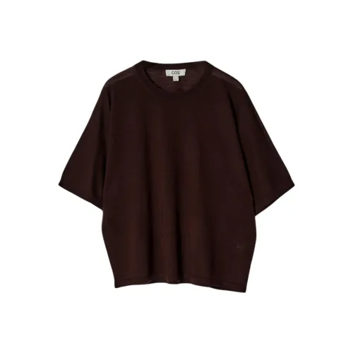 COS Коричневые Женские Футболки