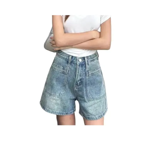 YEARNED Светло-синие Женские Джинсовые Шорты