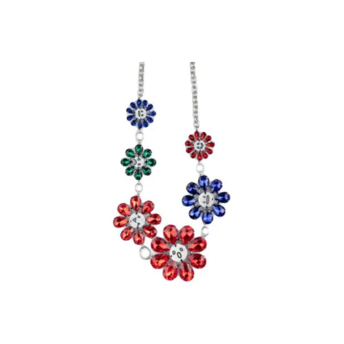 CHARLES JEFFREY Стекло Латунь Жемчужная раковина Алюминий Ожерелья Мужской Многоцветный