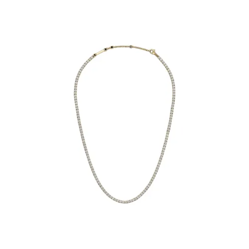 AMINA MUADDI Кристалл Нержавеющая Сталь Ожерелье Женское Золото