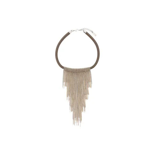 PESERICO Телячья кожа Металл Металл Brass Necklaces Женские Многоцветный