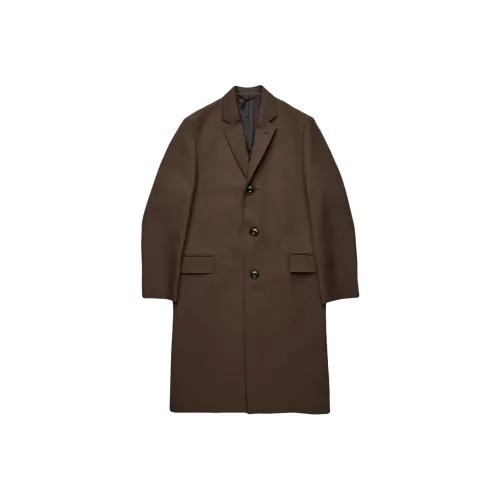 Lemaire Бизнес-костюм мужской коричневый