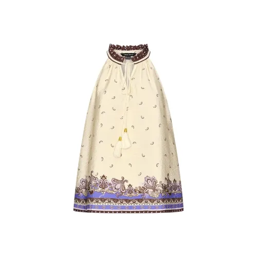 URBAN REVIVO Фиолетовый с принтом Женская рубашка