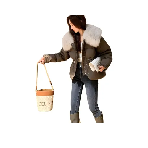 NANING9 Пуховик Женские Кофе