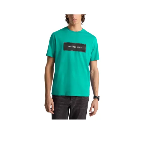 MICHAEL KORS Травяной Зеленый Мужская Футболка
