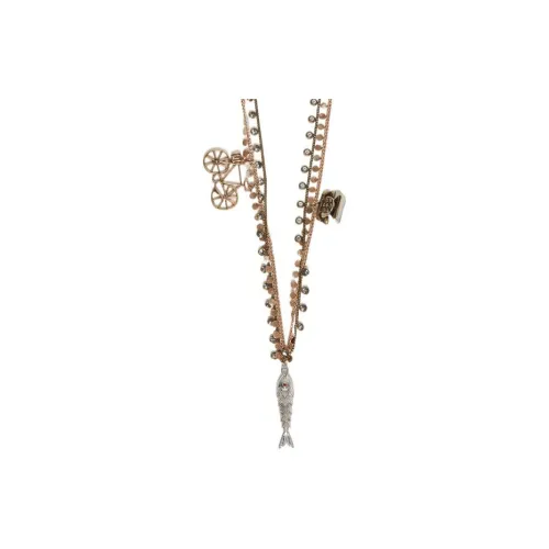 WEEKEND MaxMara Стекло Ожерелья Женские Золото