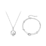 Мобиус Ожерелье + браслет (Пара)