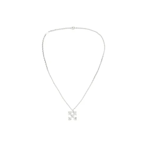 Off Белый Metal Necklaces Мужской