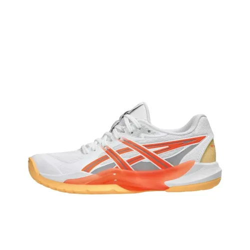 Asics POWERBREAK FF Устойчивые к истиранию Низкие Беговые кроссовки Женские Оранжевые Белые