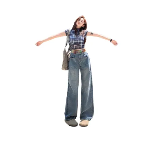 YEARNED Синие Женские Джинсы