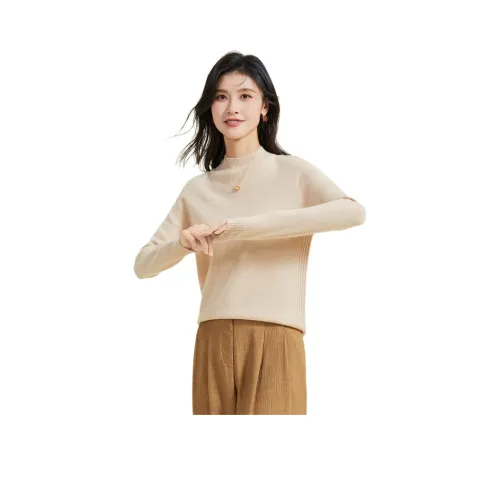 JINJU CAMEL Женские Свитера