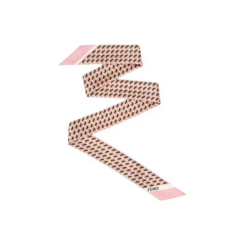 FENDI Шарфы из шелка Tutov Женские Розовые