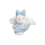 Синий нагрудник с пышной юбкой