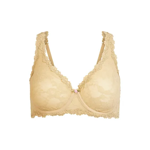 SKIMS SS25 STRETCHLACE Без подкладки Полное покрытие Бюстгальтер Женский