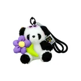 Браслет-шнурок Цветочный Панда-Фиолетовый