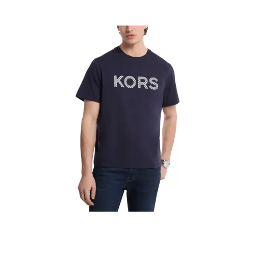 MICHAEL KORS Темно-синие мужские футболки T