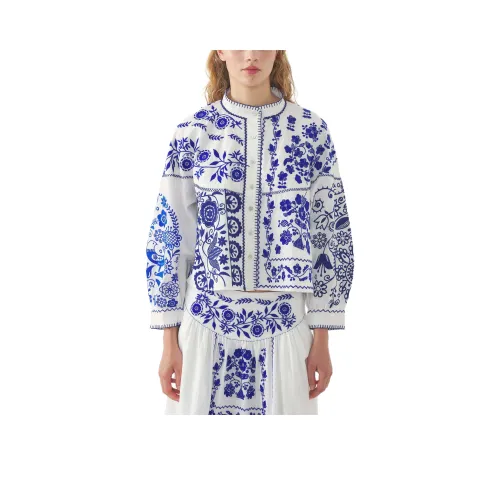 ANTIK BATIK Синие Женские Рубашки
