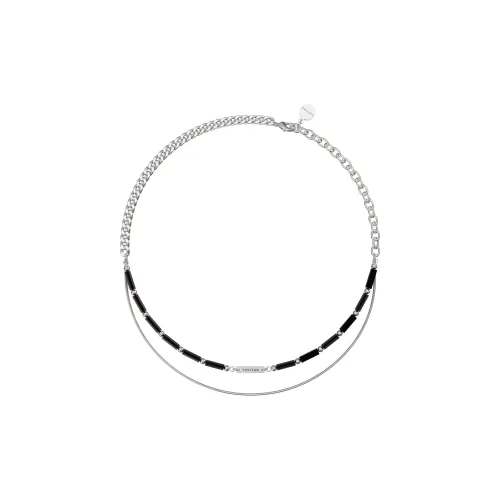 YURITAN Титановая сталь Гематит Ожерелья Унисекс