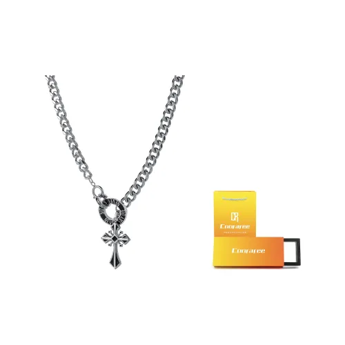 Cooraree Титановые стальные ожерелья унисекс