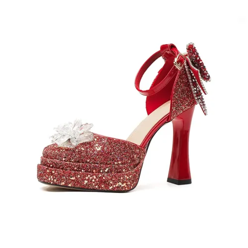 Zubumei Грубый каблук Высокие каблуки Женские