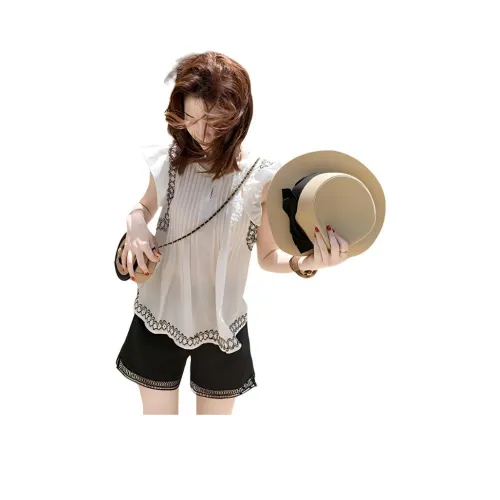 Fish Rabbits Рубашка Женская Абрикос