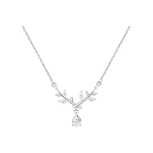 TEEX Медный сплав Сверкающий страз Ожерелья Женские