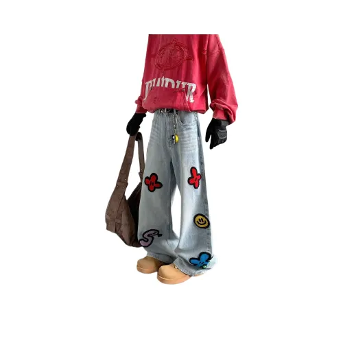 UPWARD LAB Blue Unisex Jeans