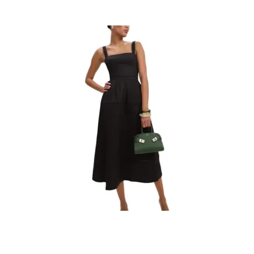 REFORMATION Everett Linen Dress Slip Dress Women's