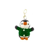 Зелёный свитер пингвин