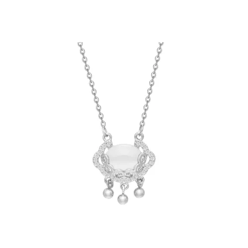 CLARKIA FLOWER Титановые стальные ожерелья Женское серебро золото