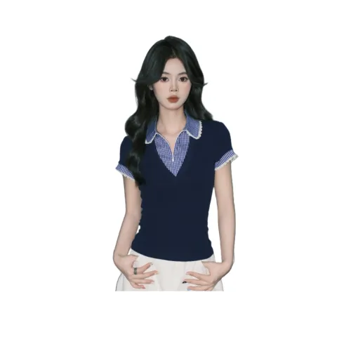 FOREVER 21 Стандартная футболка женская королевский синий