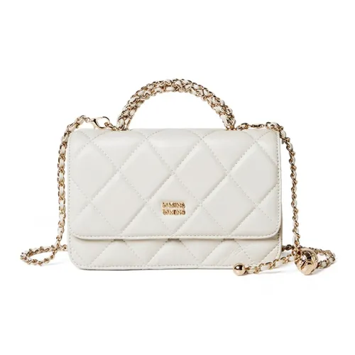 15 MINS Сумка через плечо из коровьей кожи мини-сумка для женщин цвет экрю ночной черный