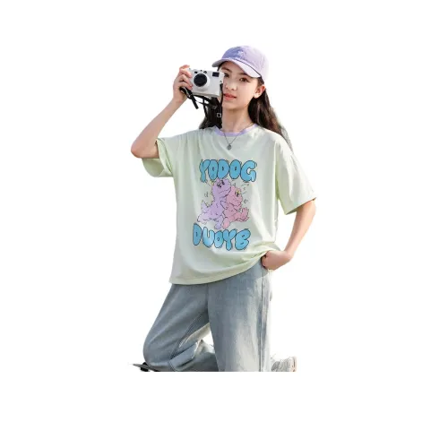 Because no T Рубашка Светло-зеленый Подростки