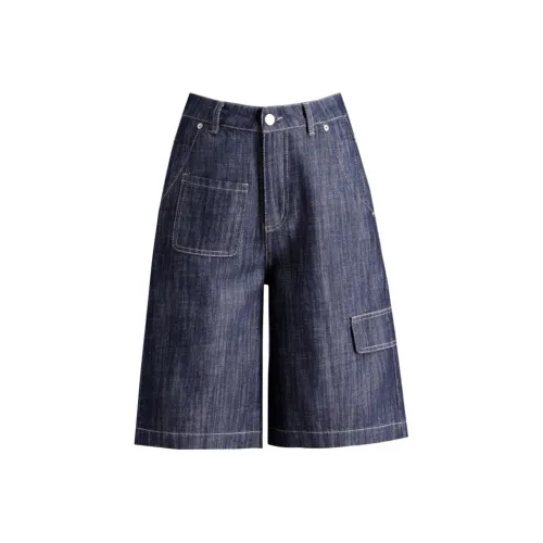 You cow me pants Джинсовый синий Женские Джинсовые шорты