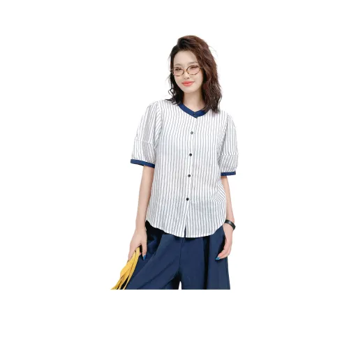 FANKUIEN Белые Женские Рубашки